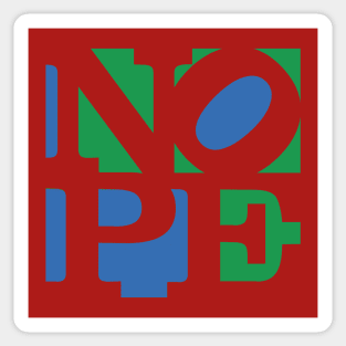 NOPE Sticker